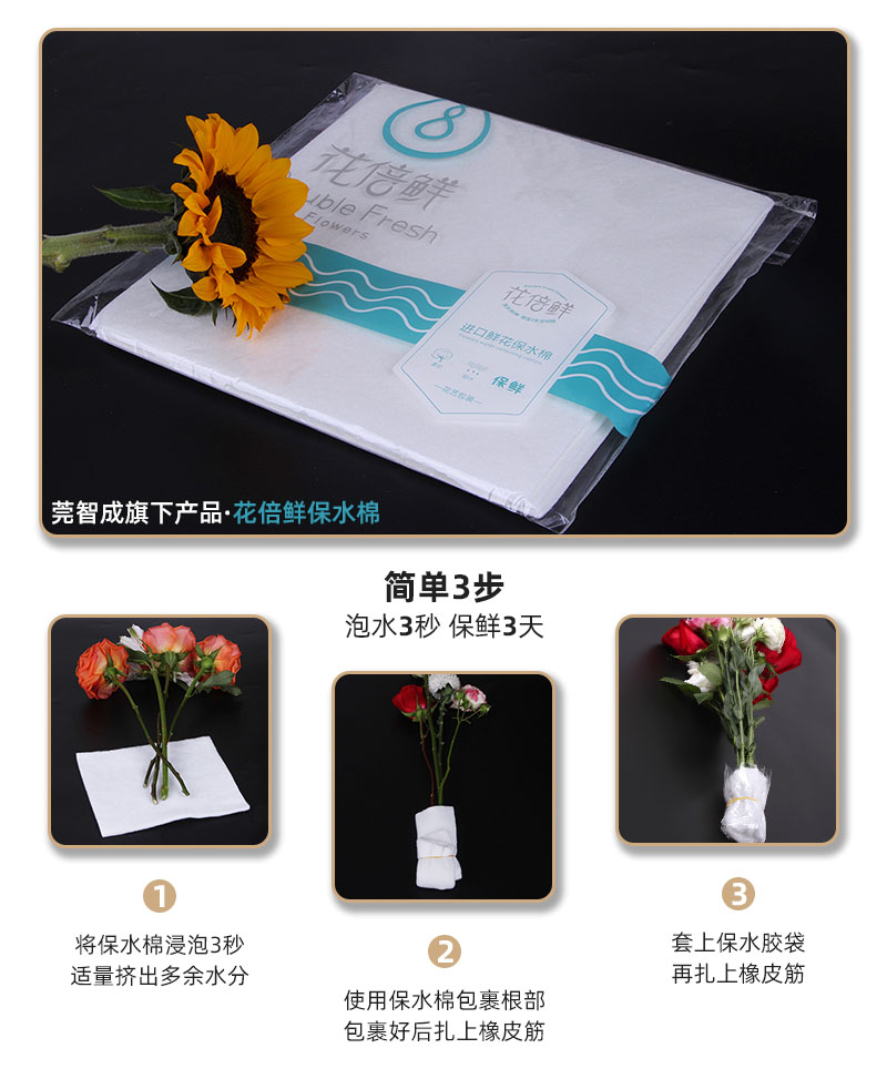 鮮花保濕棉-應用領(lǐng)域