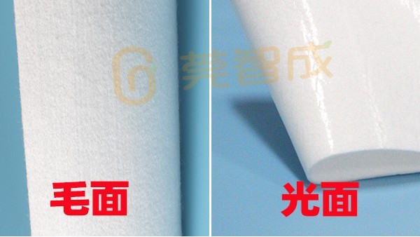 高鐵透水模板布為什么一面毛一面光？